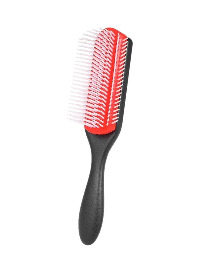 Hair Comb Red/White/Black 21cm