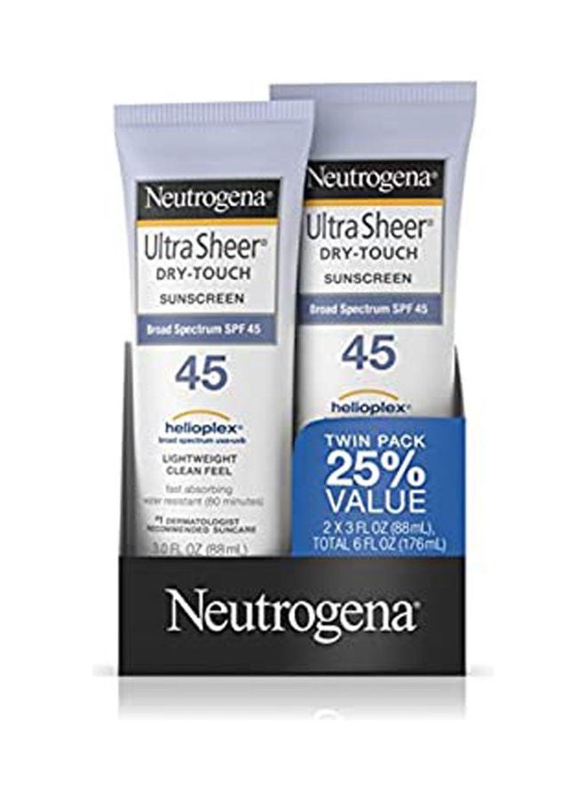 Ultra Sheer Dry-Touch Sunscreen With Broad Spectrum SPF 45 3Fluid Ounce