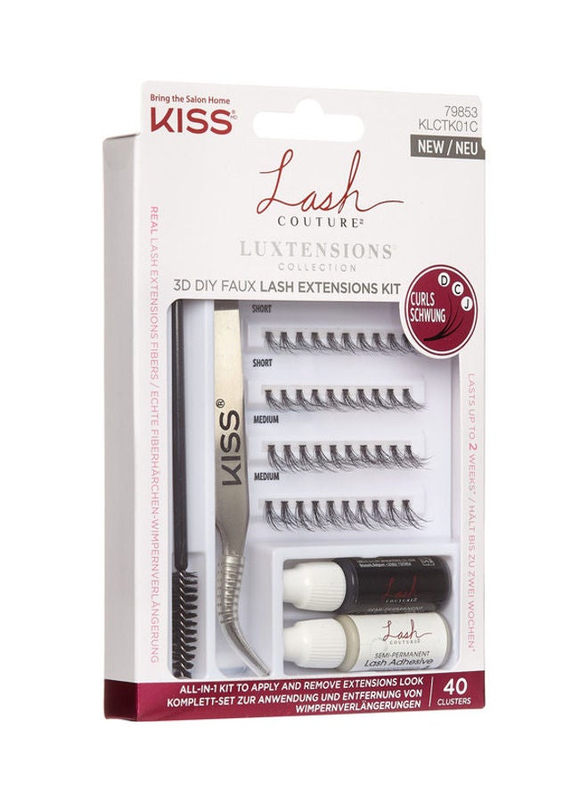 Lash Couture 3D Diy Faux Lash Extensions Kit Black - image 2