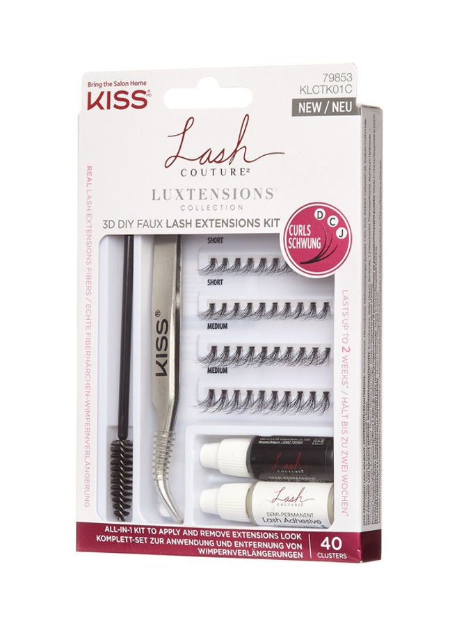 Lash Couture 3D Diy Faux Lash Extensions Kit Black - image 3