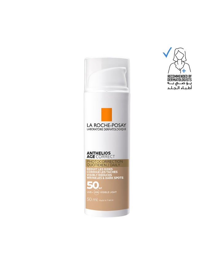 Anthelios Age Correct Spf50 Tinted Photocorrection Daily Cc Cream White 50ml