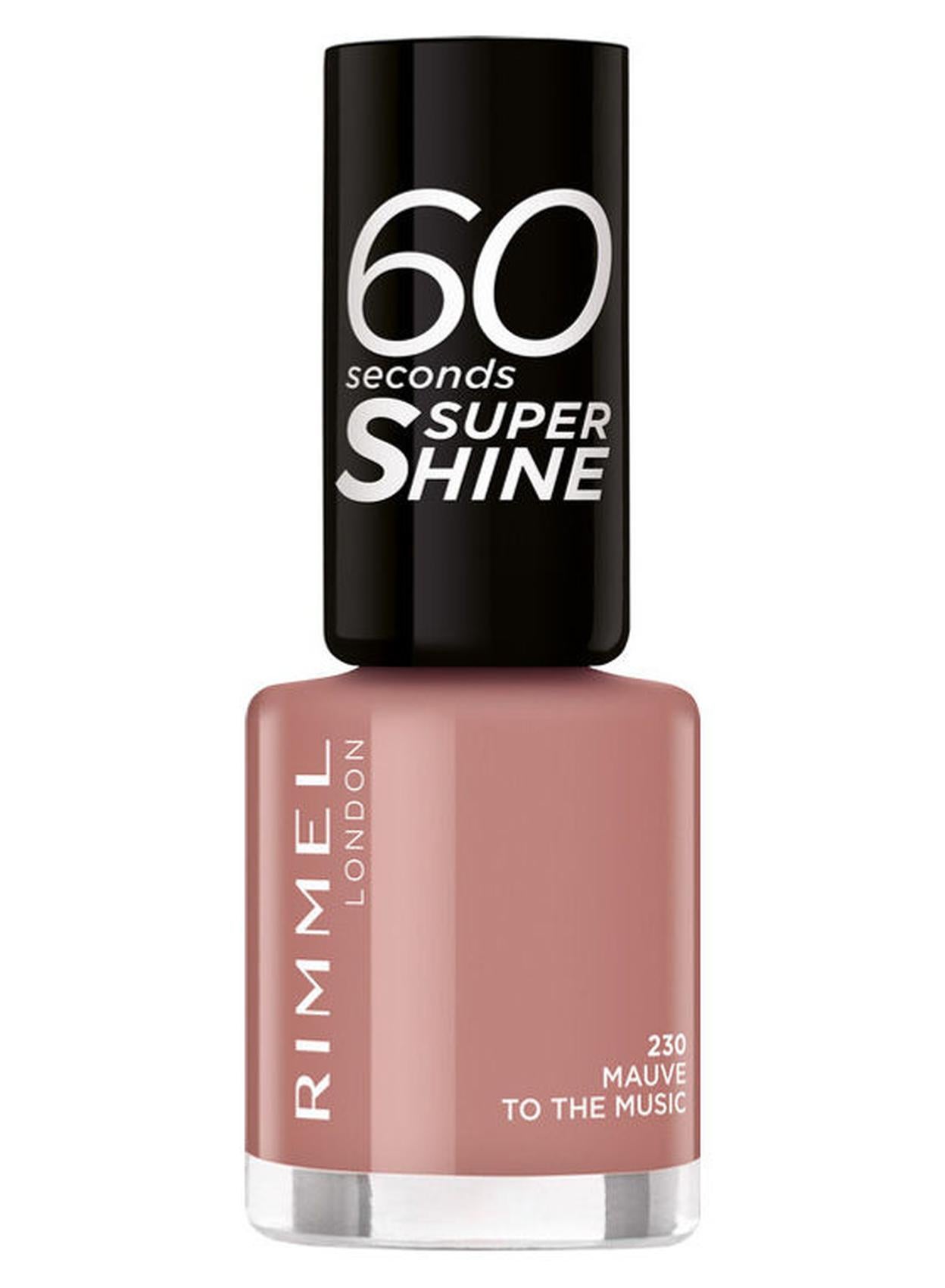 60 Seconds Super Shine Nail Polish 230 Mauve To The Music