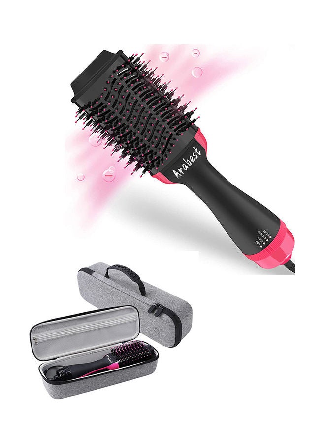 Electric Negative Ion Hair Brush Black/Pink 34 x 7.5 x 5.5cm