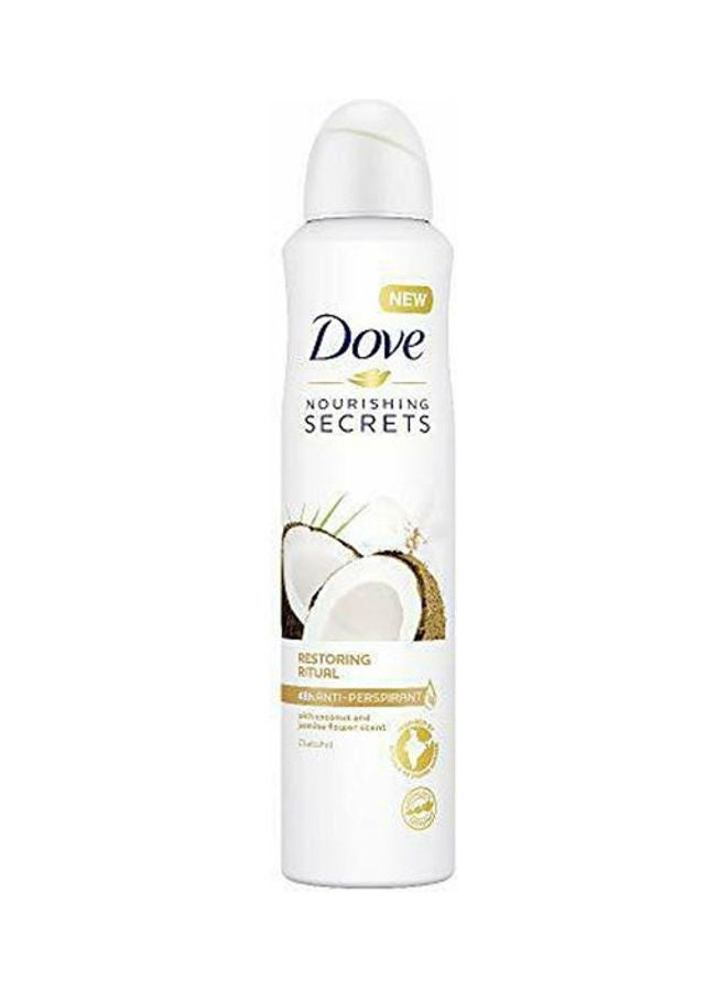 Nourishing Secrets Coconut and Jasmine Flower Deodorant Multicolour 250ml