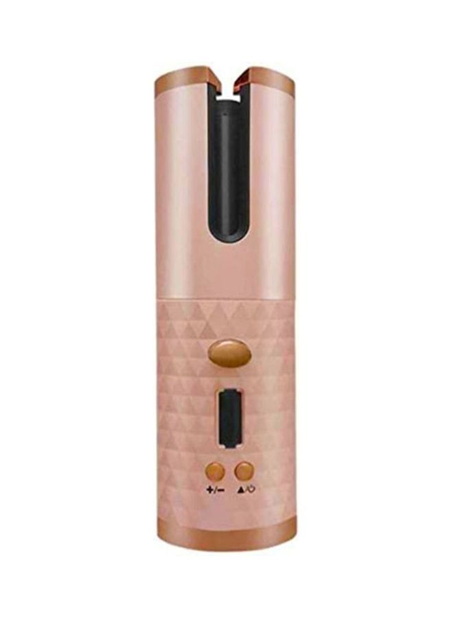 Portable Wireless Automatic Hair Curler Rose Gold