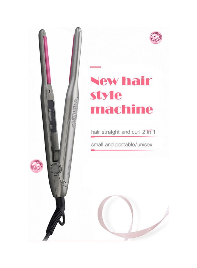 Hair Curler for Unisex Straightener Iron Beard Styler Grey 26.5cm