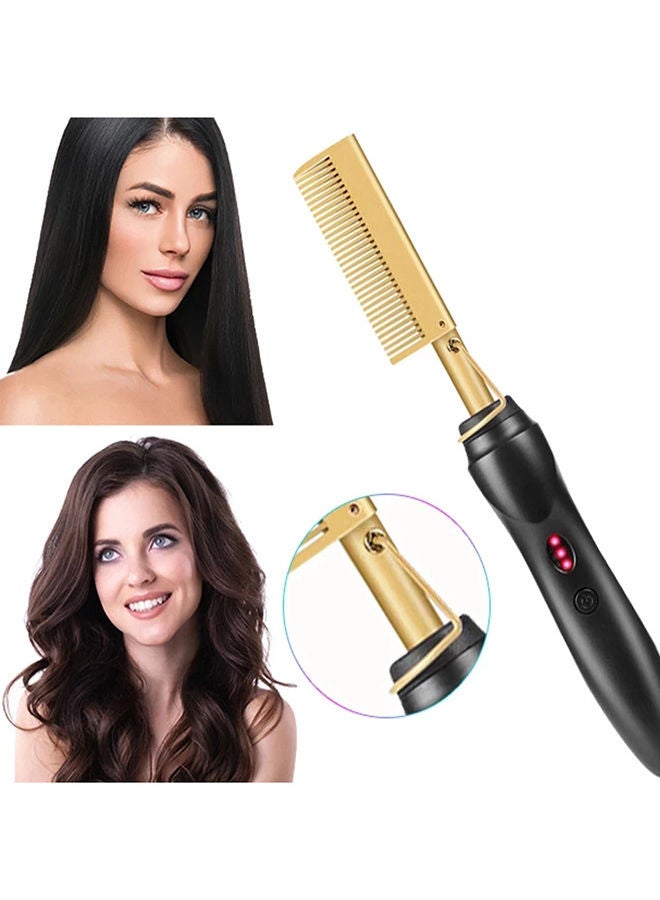 2 in 1 Hot Comb Hair Straightener Flat Irons Multicolour 30x4.6x4.5cm
