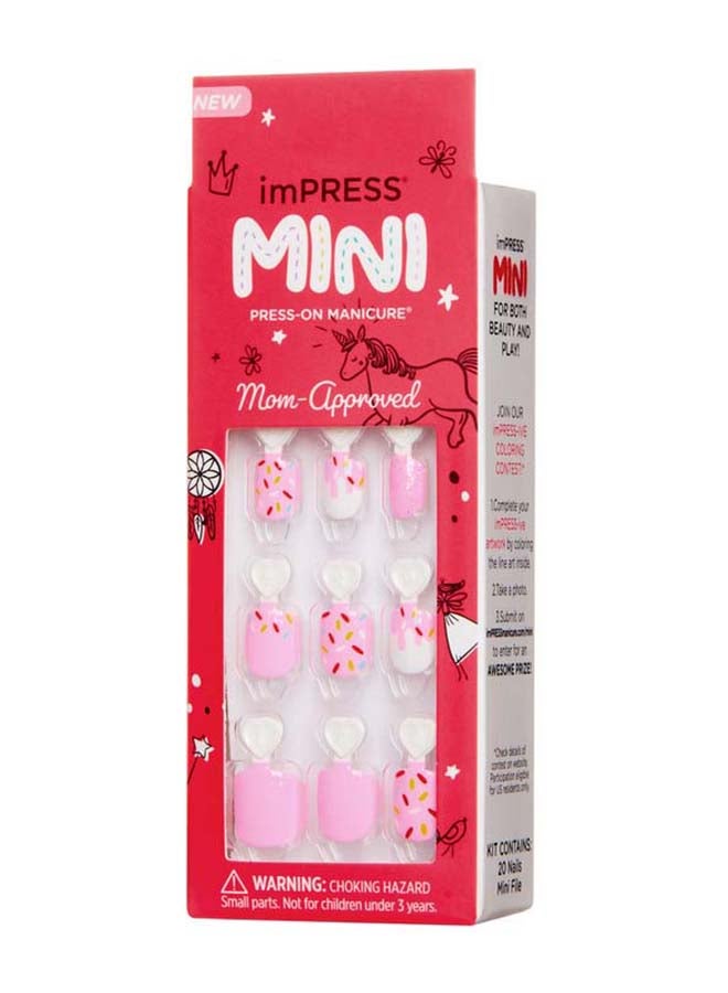 Kids- Super Duper Nails Pink/White - image 3