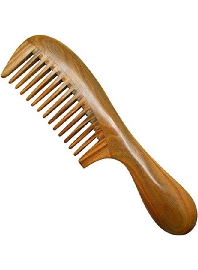 Natural Sandalwood Comb Beige