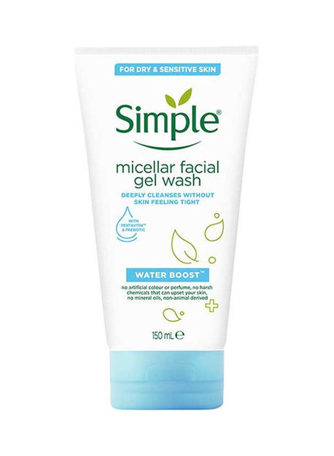 Water Boost Micellar Facial Gel Wash Multicolour 150ml
