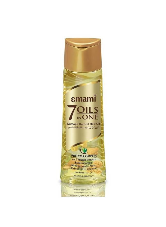 7 In 1 Non Sticky Hair Oil Green 100ml