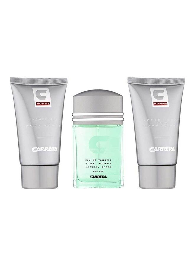 Pour Homme EDT + After Shave Balm + Shower Gel Gift Set 500ml