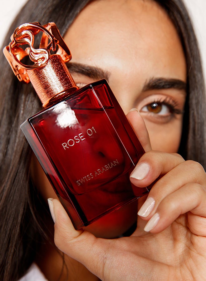 Rose 01 Extrait de Parfum, 50ml, Premium Quality Perfume, Unisex Fragrance, Rose, Floral, Fruity, Luxurious Blend Perfume for Women and Men 50ml - image 7