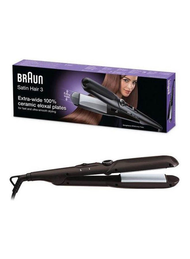 Satin Hair 3 St310 Straightener With Wide Plates. Black