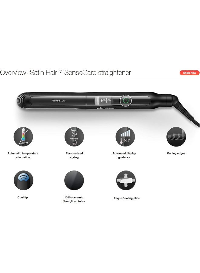 Senso Care Hair Styler ST780 With Automatic Temperature Adaptation Black - image 9