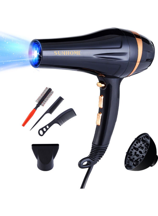 Professional Hair Dryer Black 28x24x9cm