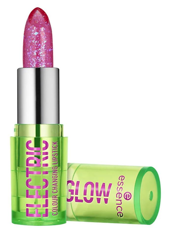 Electric Glow Colour Changing Lipstick | Transparent Lip Balm with pH Reactive Formula | Long Lasting Natural Rosé Finish | Nourishing Paraben Free Lip Care | 3.2g (Pack of 1) Pink
