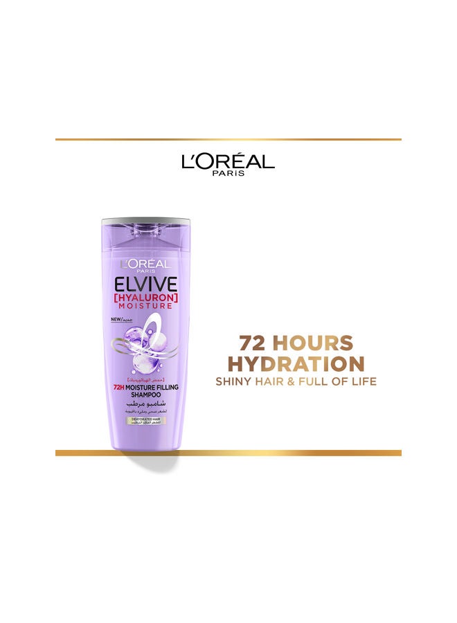 Elvive Hyaluron Moisture Filling Shampoo Replumps Hair With 72H Of Hydration 600ml