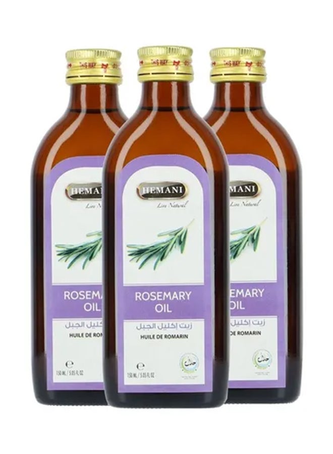 Pack Of 3 Rosemary Oil 3x150ml