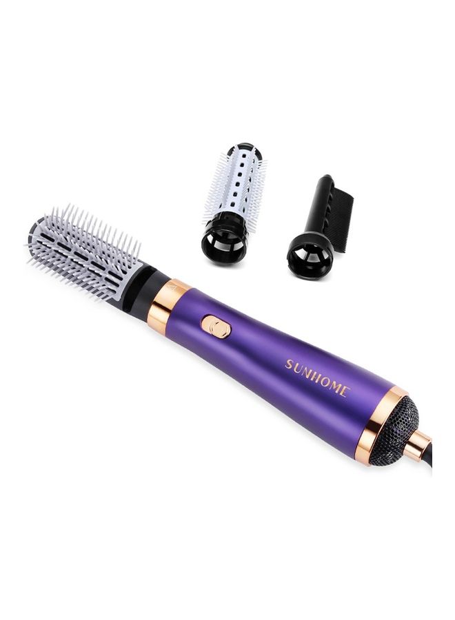 3-in-1 Hair Dryer Brush Purple