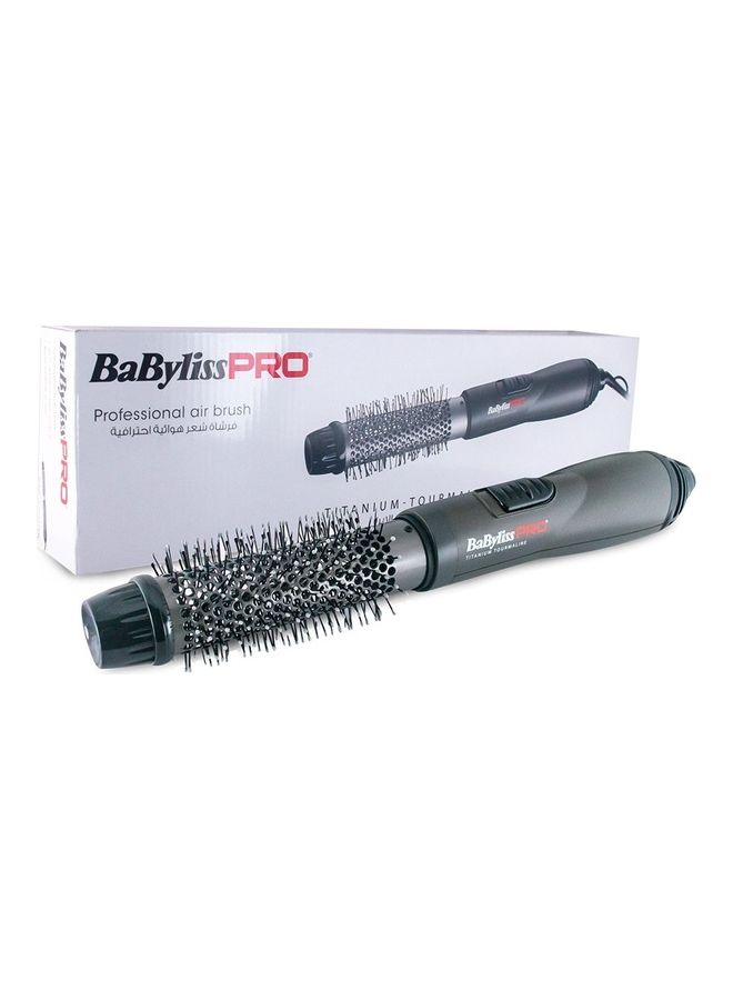 BaBylissPRO Air Styler 700W – 2-in-1 Hair Dryer and Styling Brush with Titanium Tourmaline Barrel for Smooth | Voluminous & Frizz-Free Hair | Lightweight Design with Dual Heat Settings – BAB2676TTSDE Silver/Black