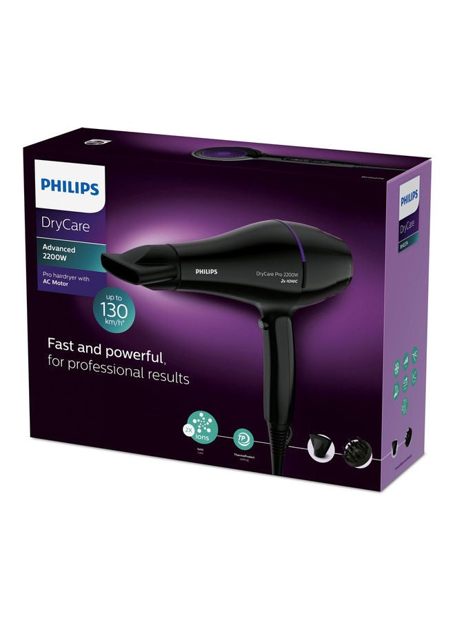 DryCare Pro Hair Dryer BHD274/03, 2 Years Warranty Black - image 6