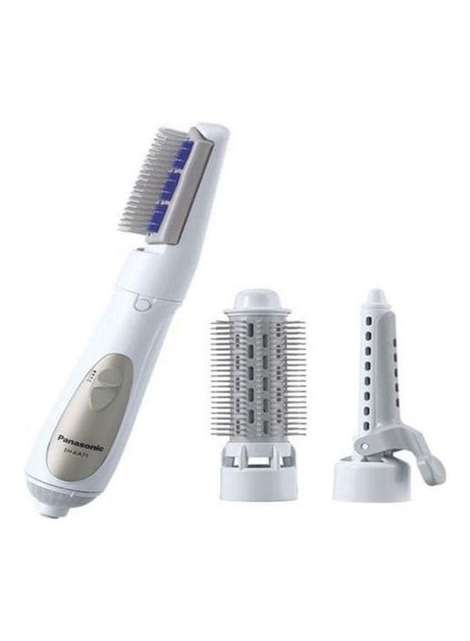 Hair Styler Blow Brush 3 Attachments,  Eh-Ka31 White