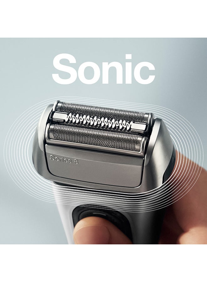 Series 8  Wet & Dry Shaver With 5-In-1 Smartcare Center And Travel Case 8467CC Silver 25.4 x 15.7 x 16.1cm - image 3