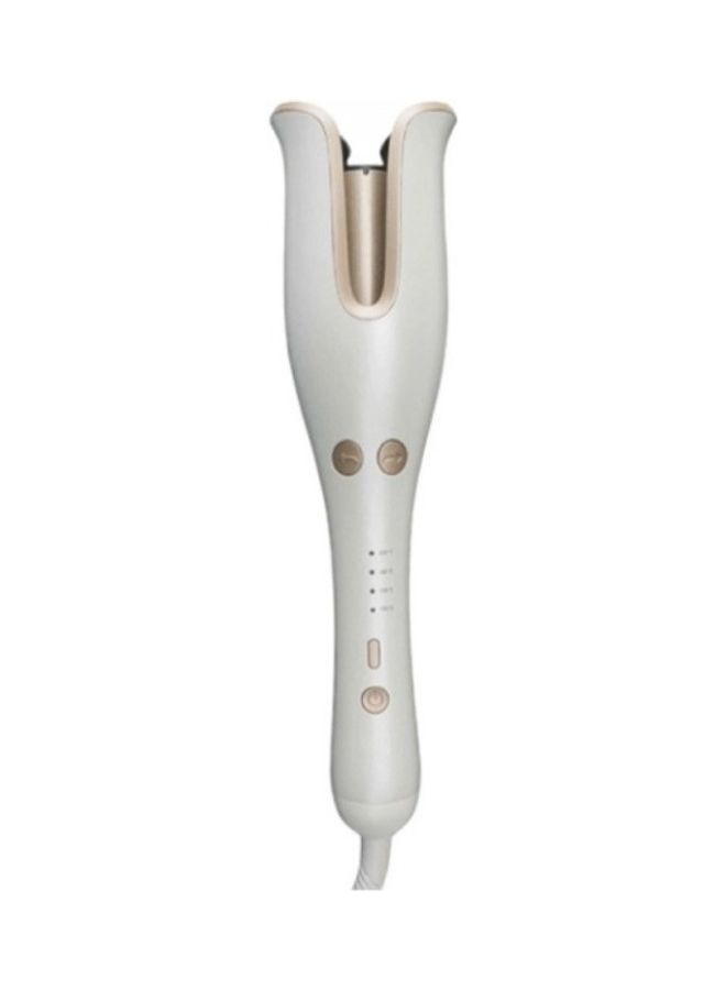 Ceramic Rotating Hair Curler White