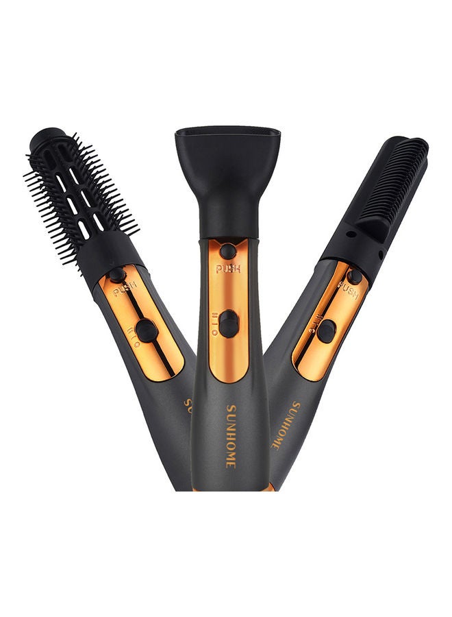 3-In-1 Hair Dryer Brush Grey