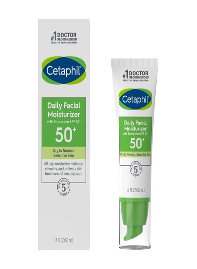 Daily Facial Moisturizer Broad Spectrum SPF50 Fragrance Free 50ml