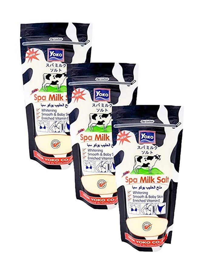 Pack of 3 Spa Milk Salt 3 X 300grams