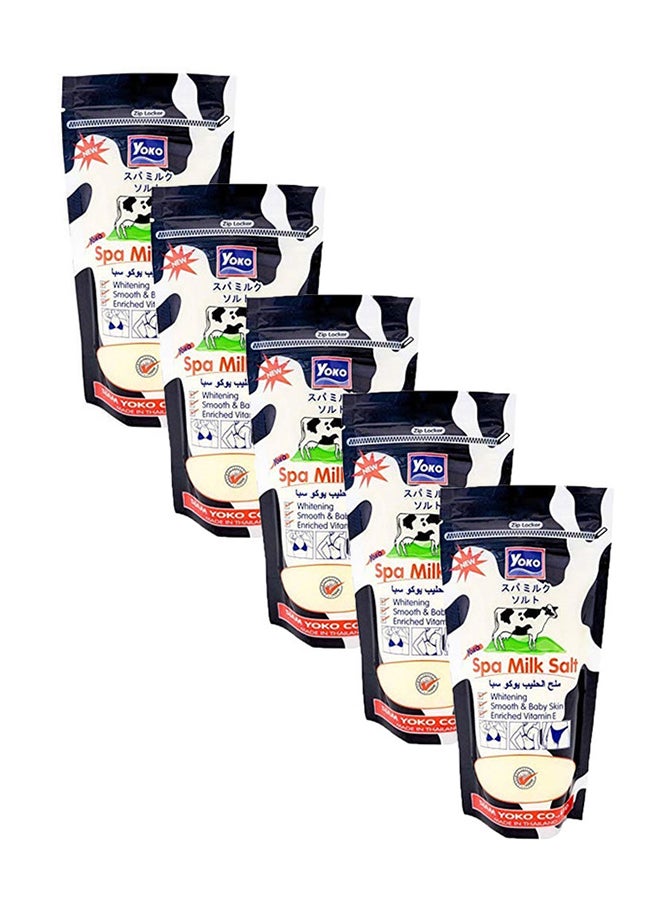 Pack of 5 Spa Milk Salt 5 X 300grams
