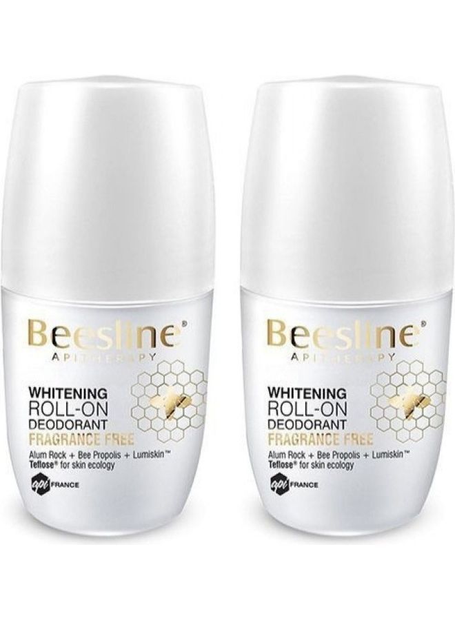 Whitening Roll On Deodorant Fragrance Free 2 x 50ml