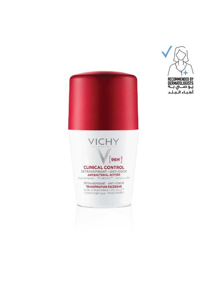 96 Hour Clinical Control Deodorant For Women Clear 50ml