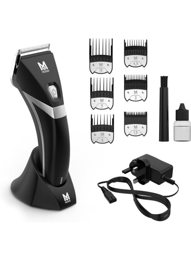 Kuno Professional Premium Cord/Cordless Clipper, Long-Life Brushless Motor, Durable Li-Ion Battery, Easily Removable Blade, Black, 1887-0150 Black - image 2