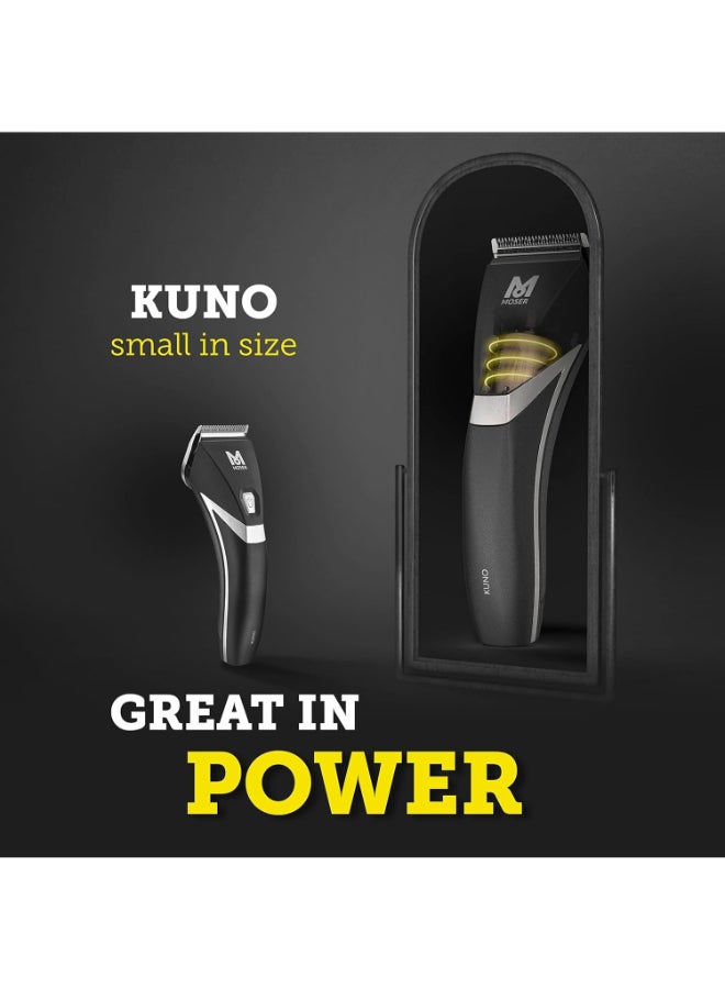 Kuno Professional Premium Cord/Cordless Clipper, Long-Life Brushless Motor, Durable Li-Ion Battery, Easily Removable Blade, Black, 1887-0150 Black - image 7