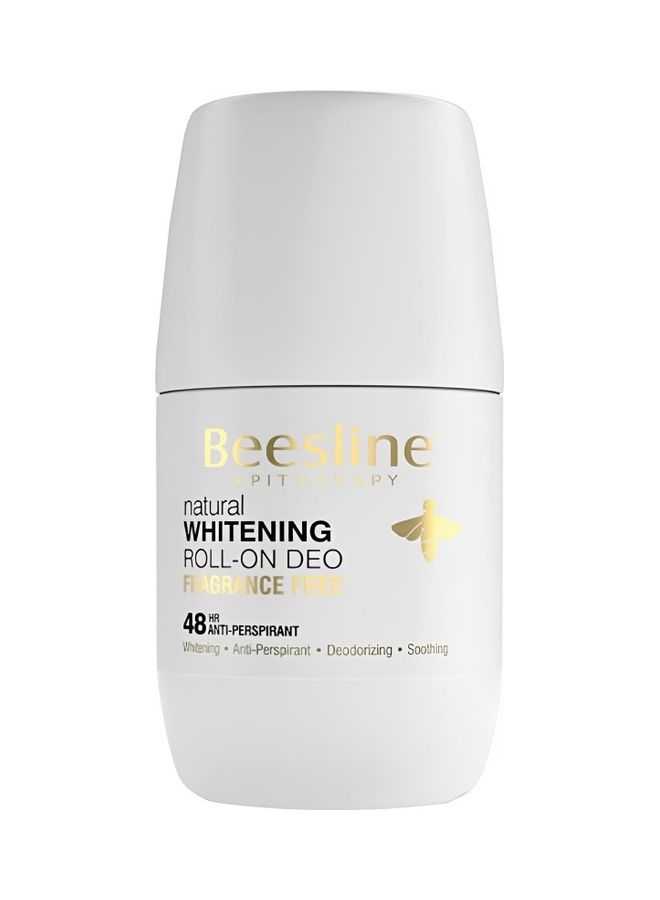 Skin Whitening Roll On Fragrance Free Deodorant 48H 50ml
