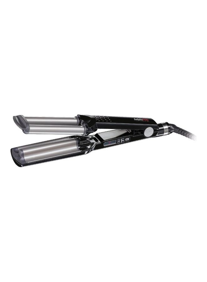 BaBylissPRO Ionic 3D Waver Hair Styler with Titanium-Tourmaline Coated Barrels, Adjustable Temperature & Ionic Technology for Defined, Frizz-Free Waves - B0B6BN6HWW
