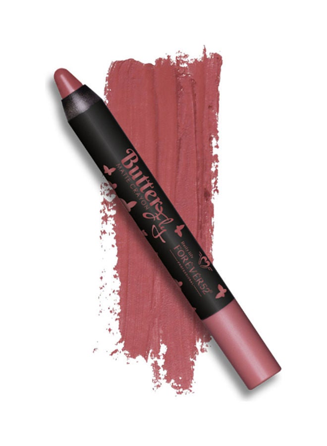 Butterfly Matte Crayon baby Pink