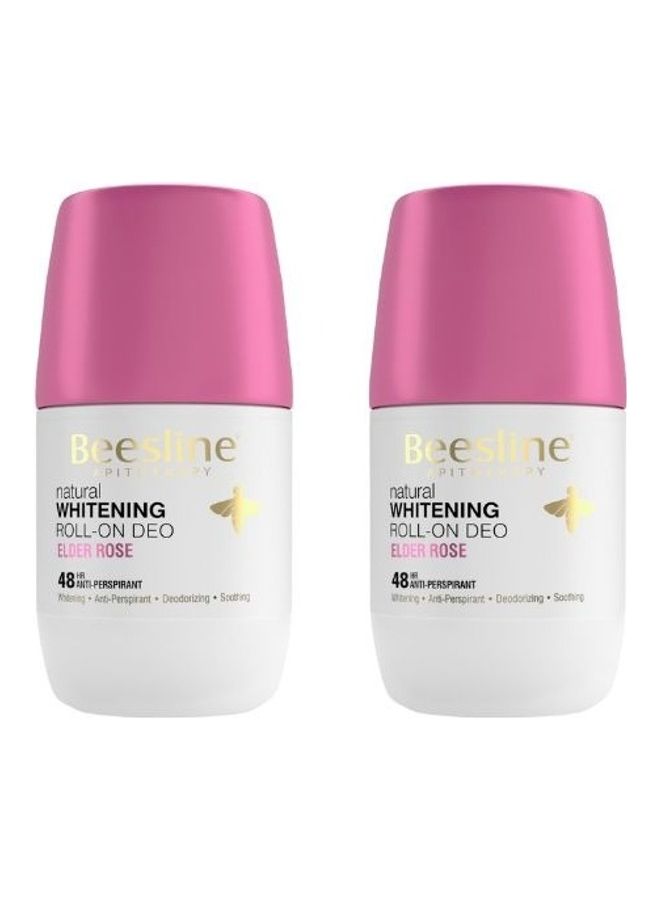 Pack of 2 Whitening Roll-On Deodorant Elder Rose 100ml