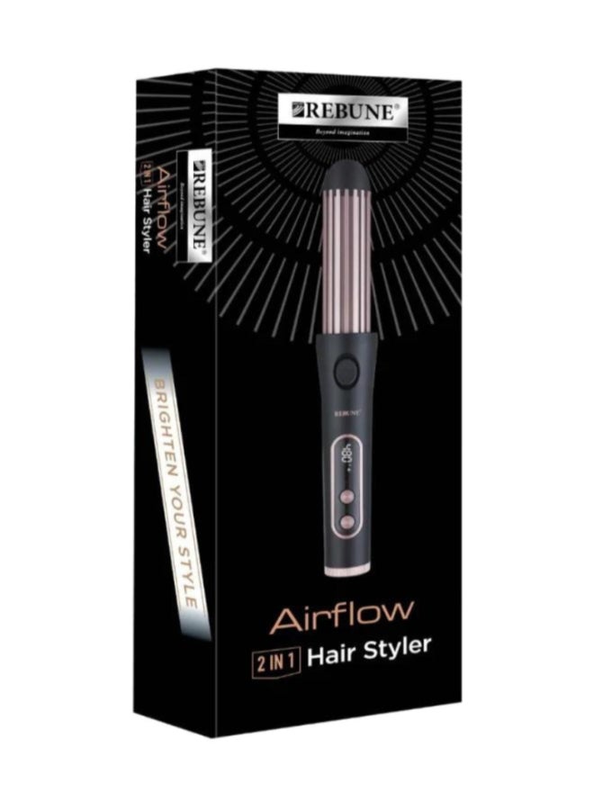 Air Ribbon Hair Straightener 2*1 Black