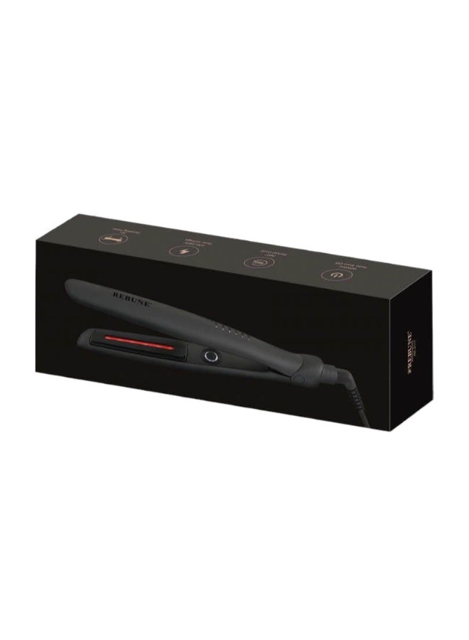 Professional Ribbon Hair Straightener Black