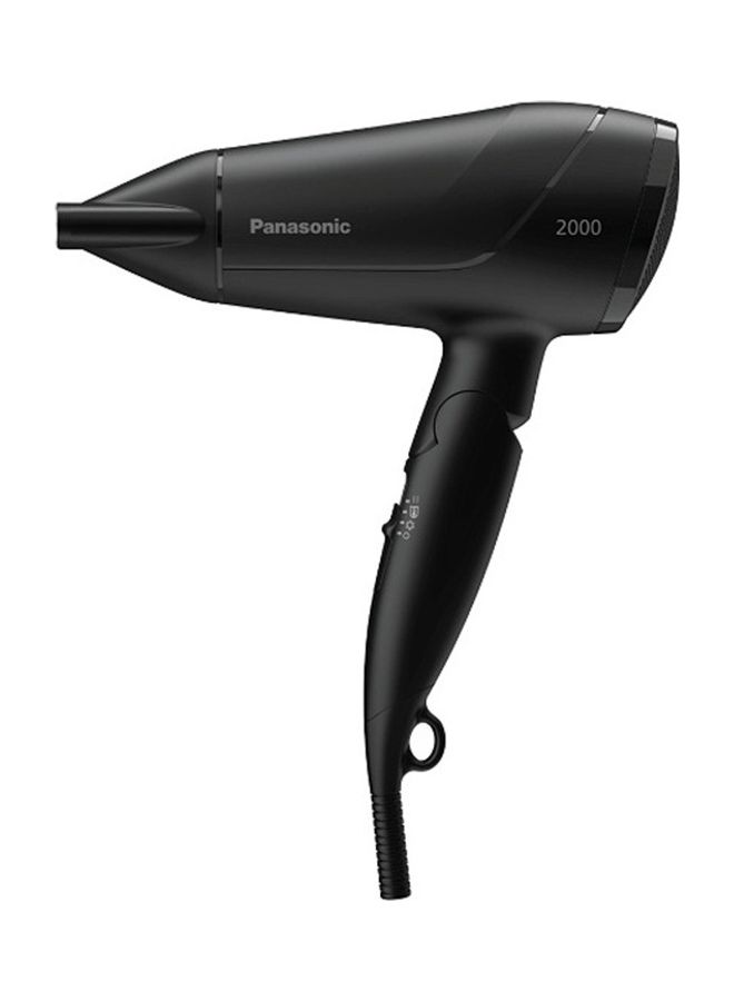 2000W Compact Powerful Hair Dryer With 11Mm Concentrator Nozzle For Fast Drying And Smooth Finish, Eh-Nd65 Black