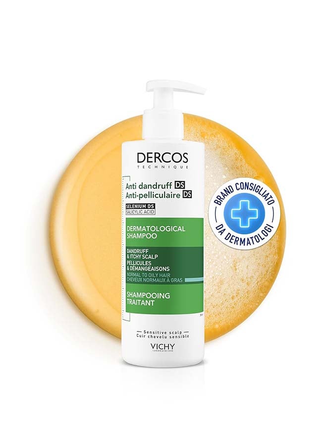 Dercos Anti-Dandruff Advanced Action Shampoo Normal To Oily Hair 390ml