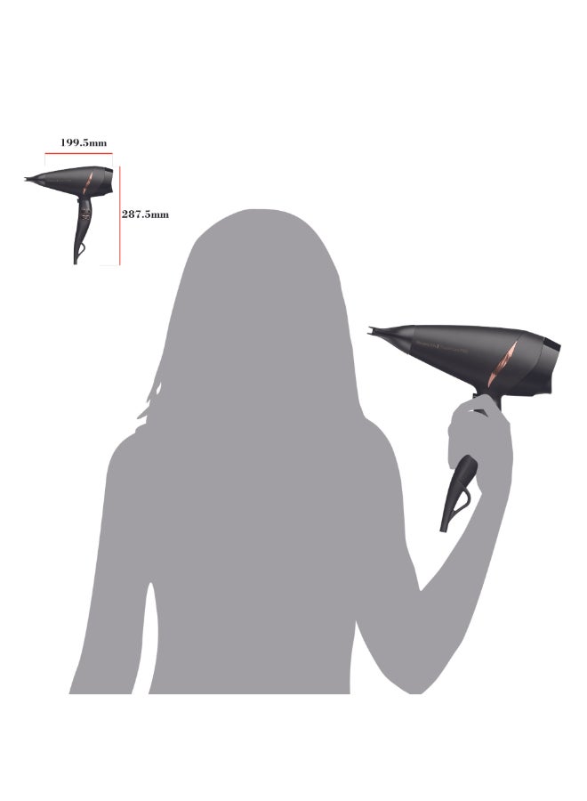 Supercare Pro 2200 Ac Hair Dryer REAC7200 939grams - image 6