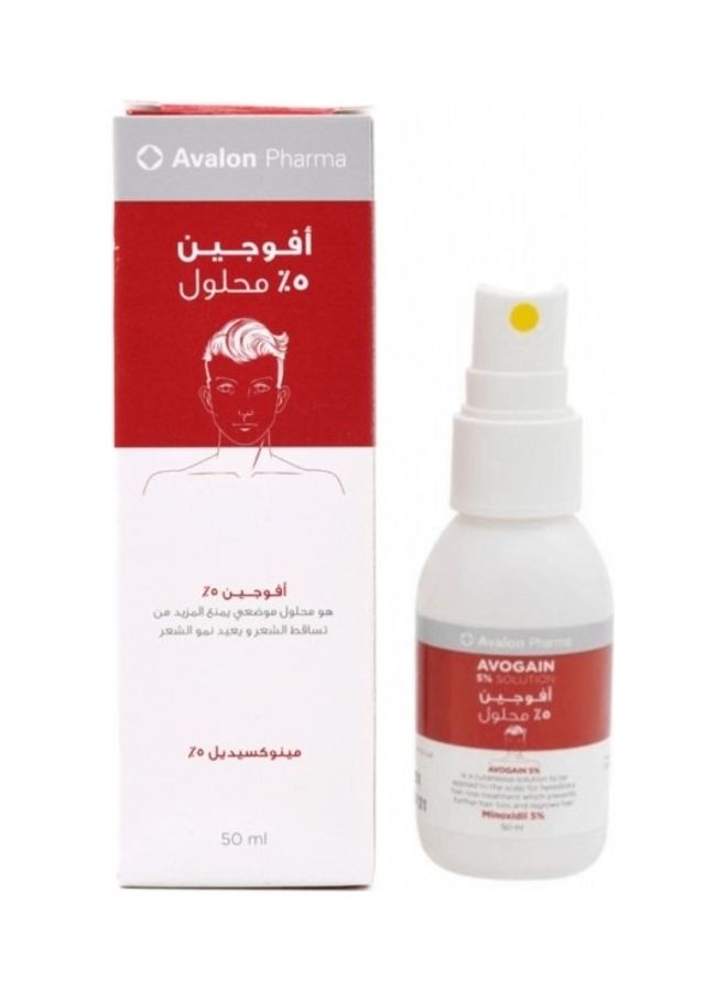 Avogain 5% Minoxidil Solution Clear 50ml