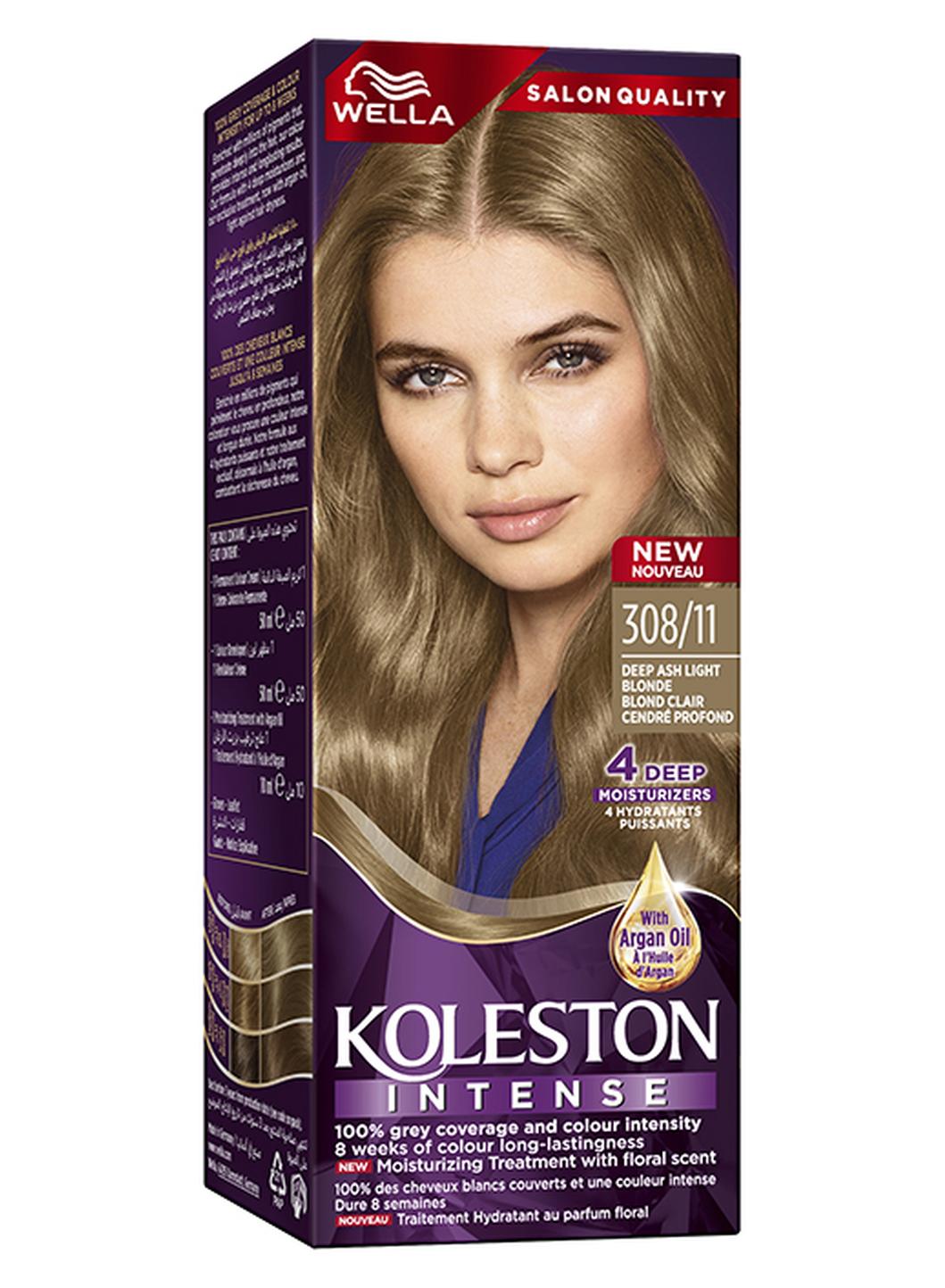 Koleston Intense Hair Color 308/11 Deep Ash Light Blonde