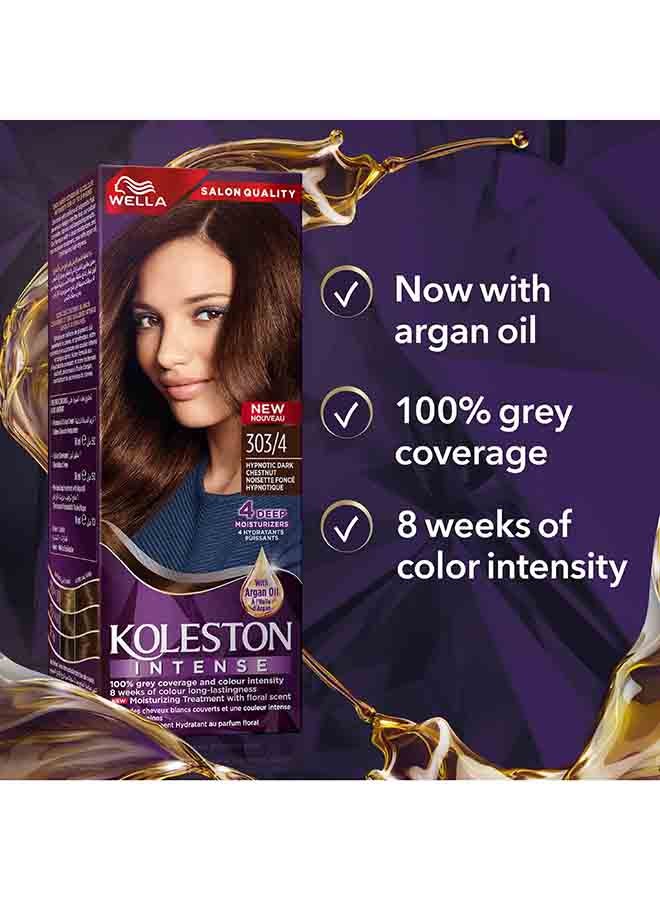 Koleston Intense Hair Color 303/4 Dark Chestnut - image 6