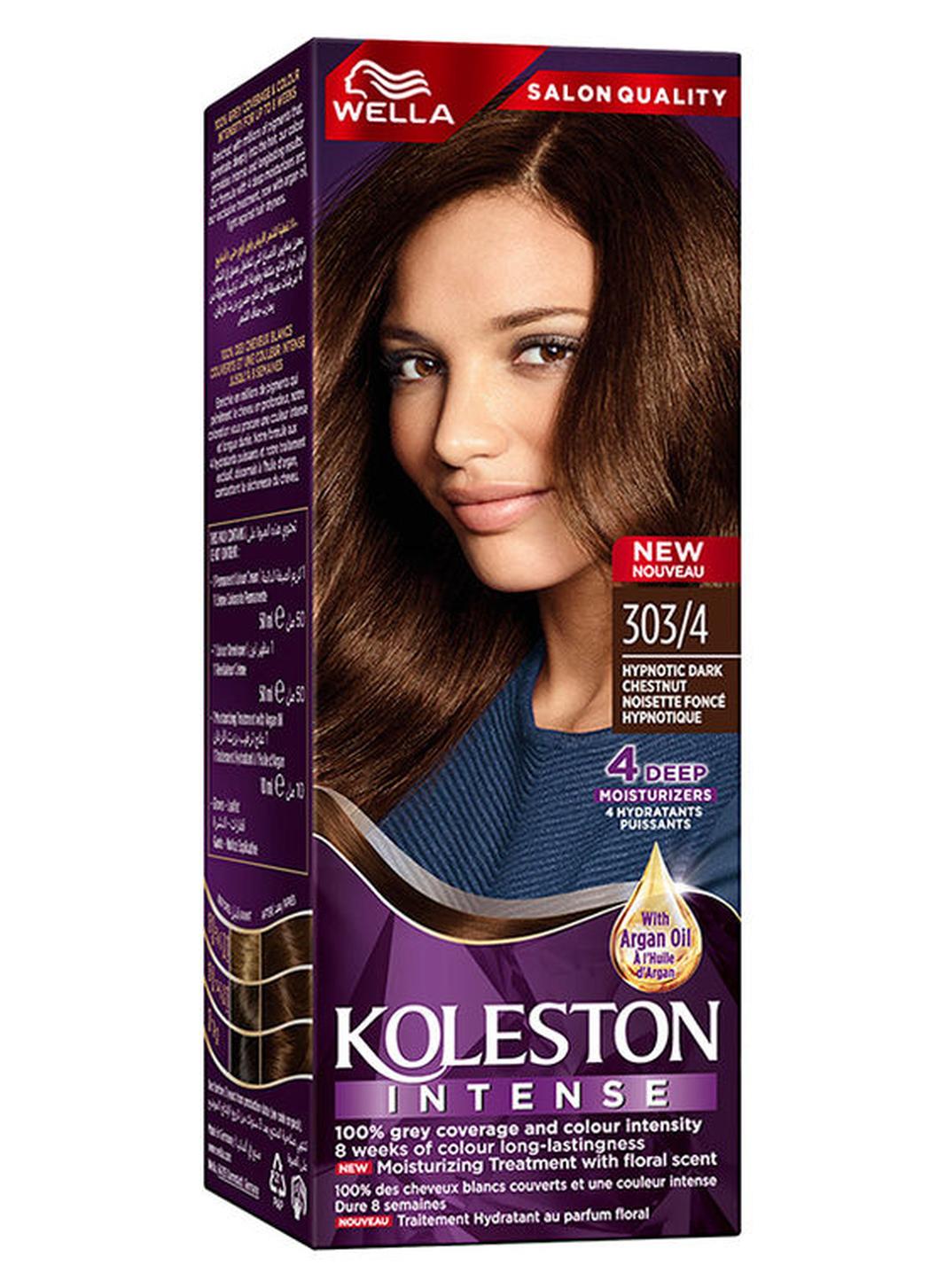 Koleston Intense Hair Color 303/4 Dark Chestnut